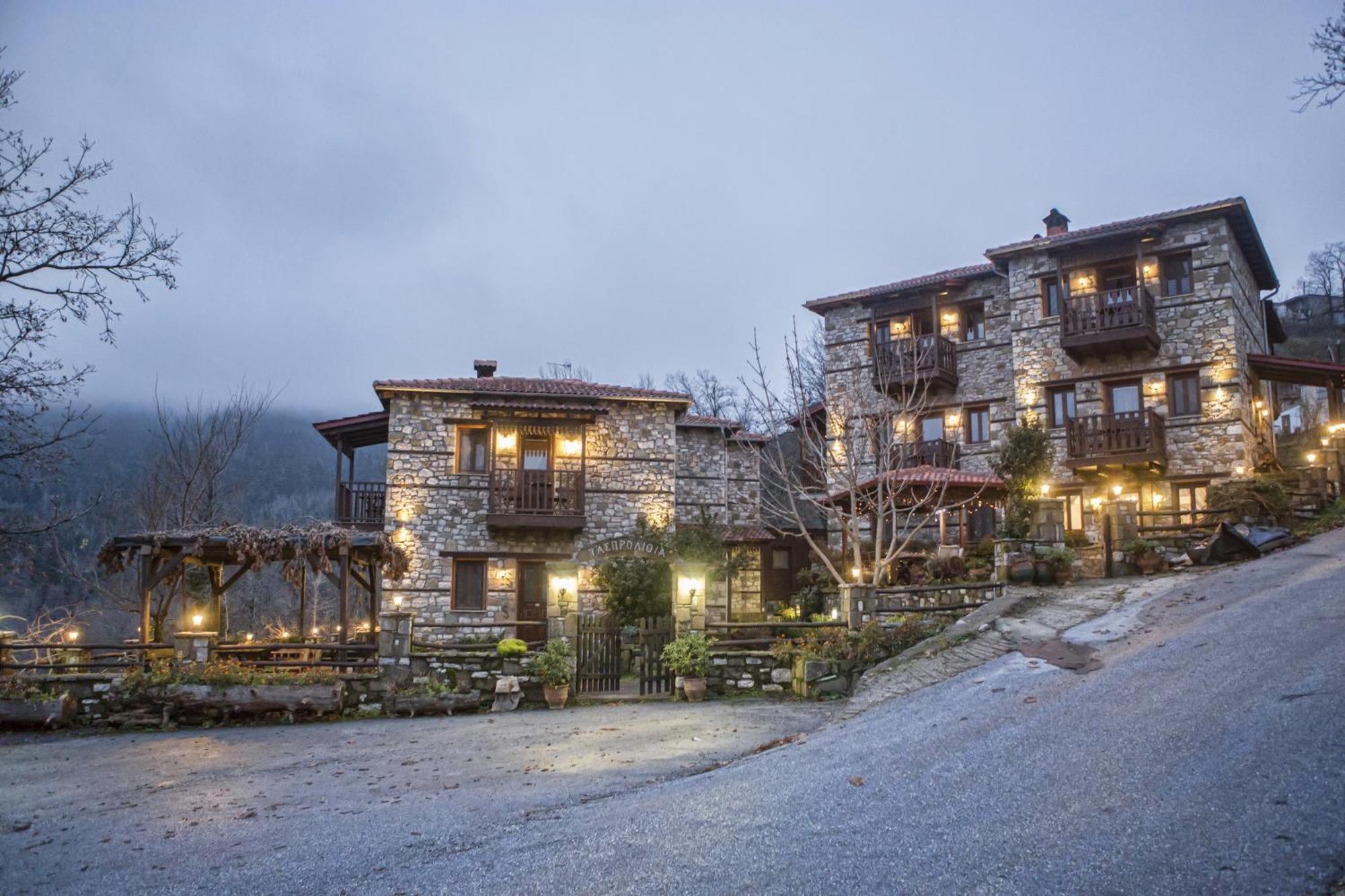 T'Asprolithia Villa Kalývia Fylaktís Bagian luar foto